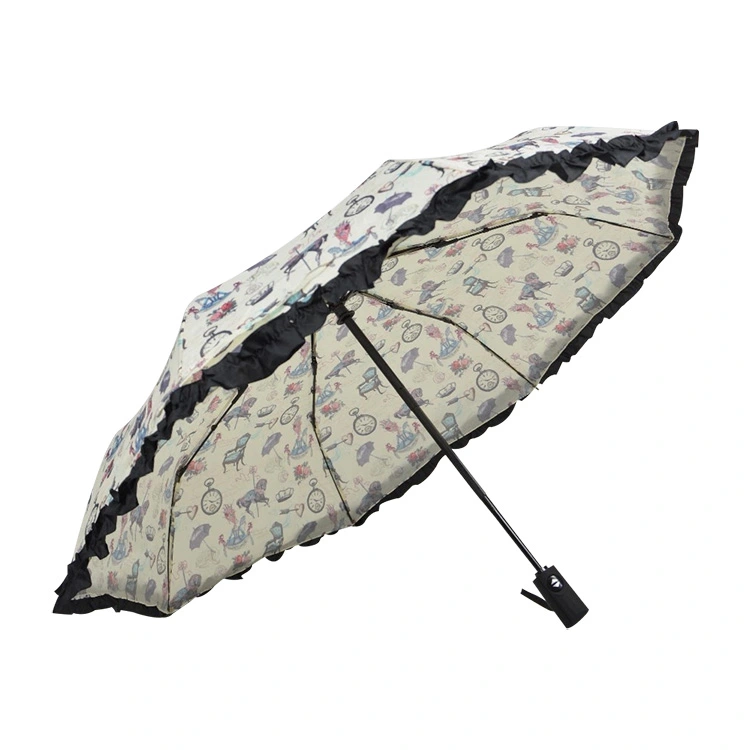 يندبروف 3 مظلة دانتيل قابلة للطي